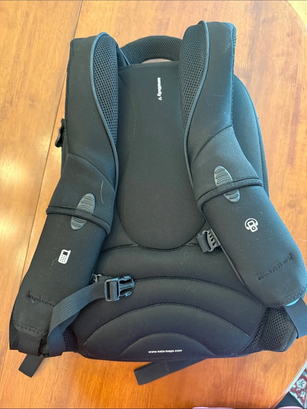 Kata sensitivity V Black Camera Backpack with Yellow Interior - Camera Bag